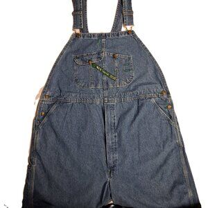 KEY IMPERIAL Bib Overalls  46 x 34  Vintage  Made in the USA  Cotton  Denim  EUC